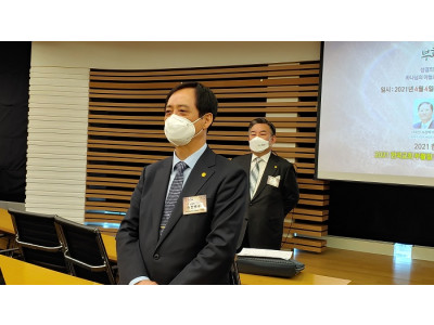 2021한국  교회 부활절연합예배  전반에  대해 변창배 사무총장이 설명