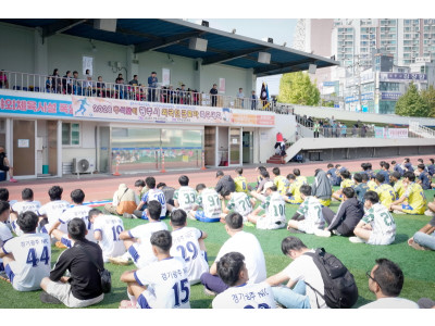 광주 외국인 근로자 축구대회…7개국 선수들 ‘우정의 골’